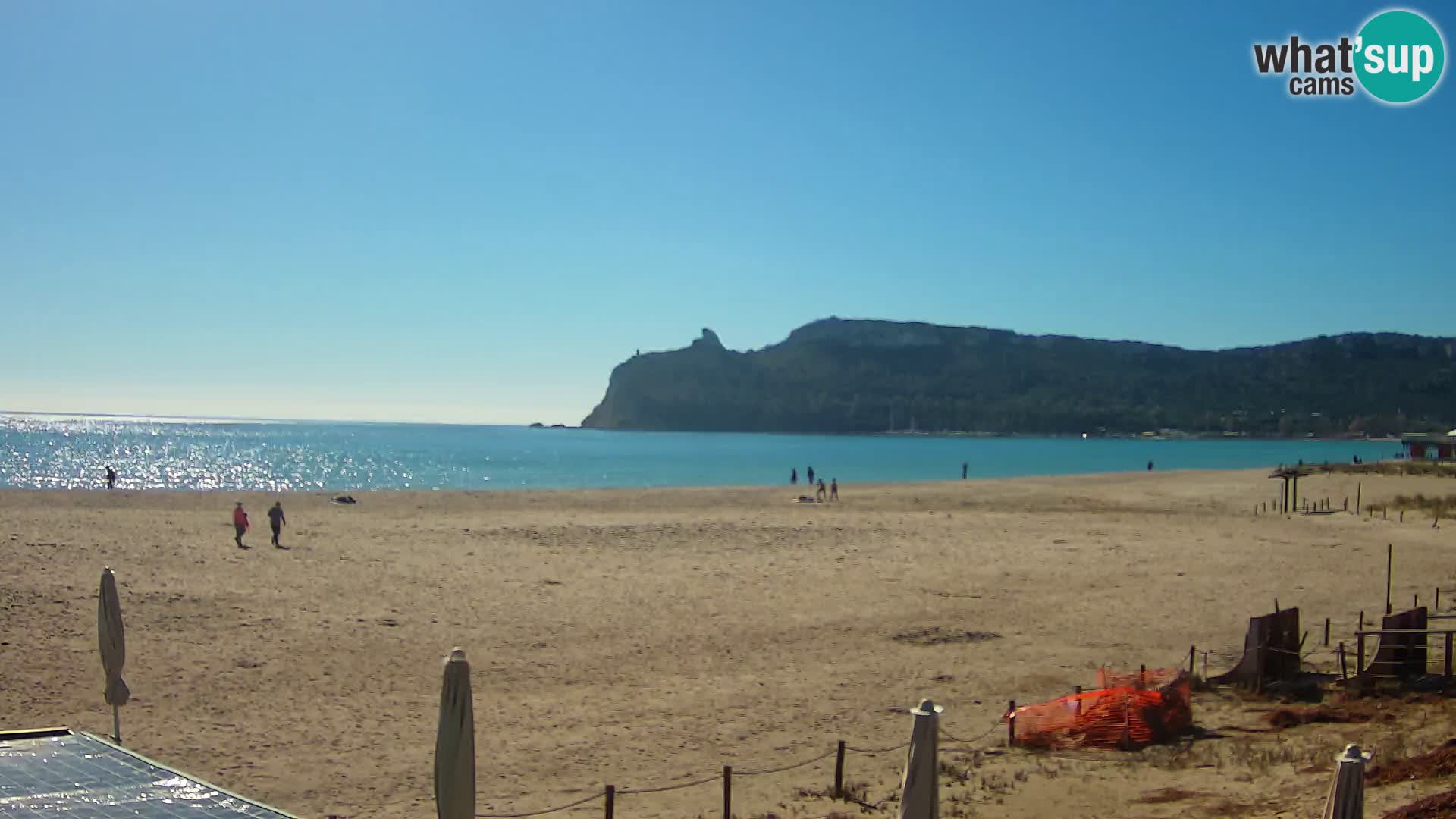 Poetto beach webcam | Cagliari | Sardinija