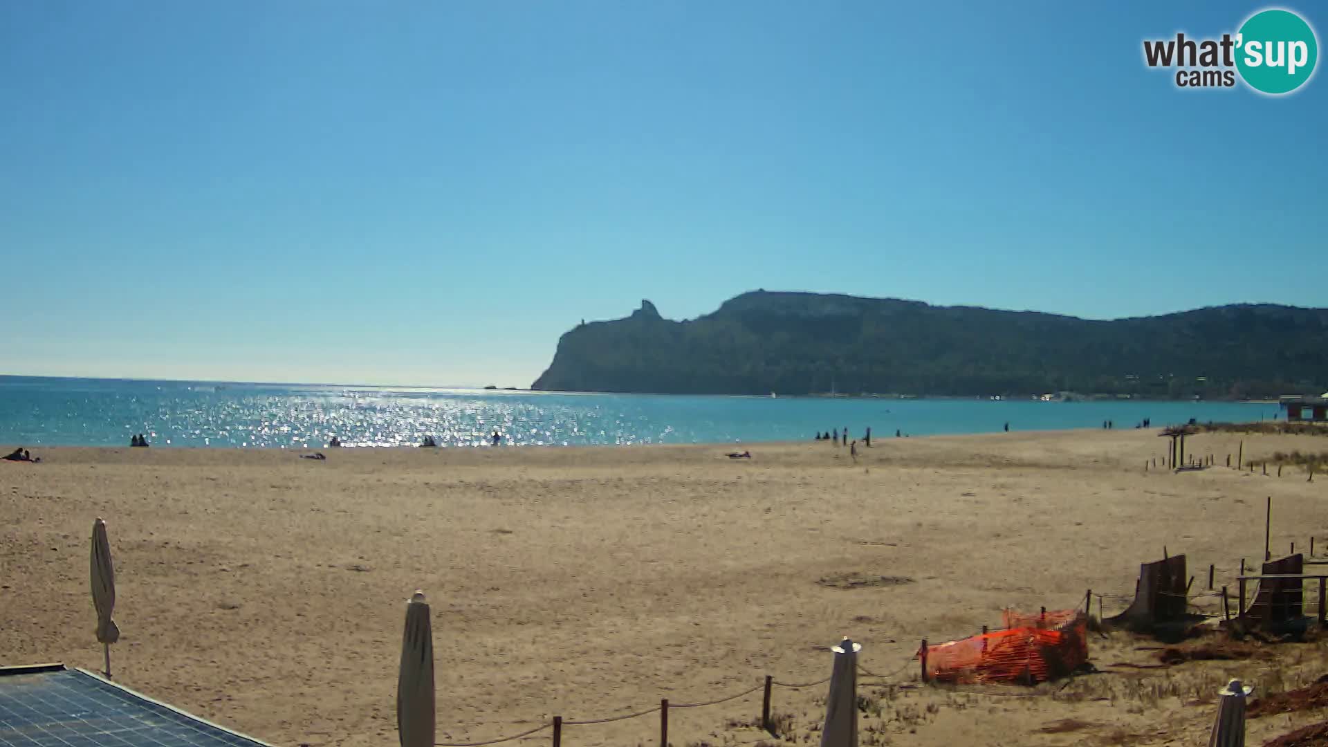 Poetto beach webcam | Cagliari | Sardinija