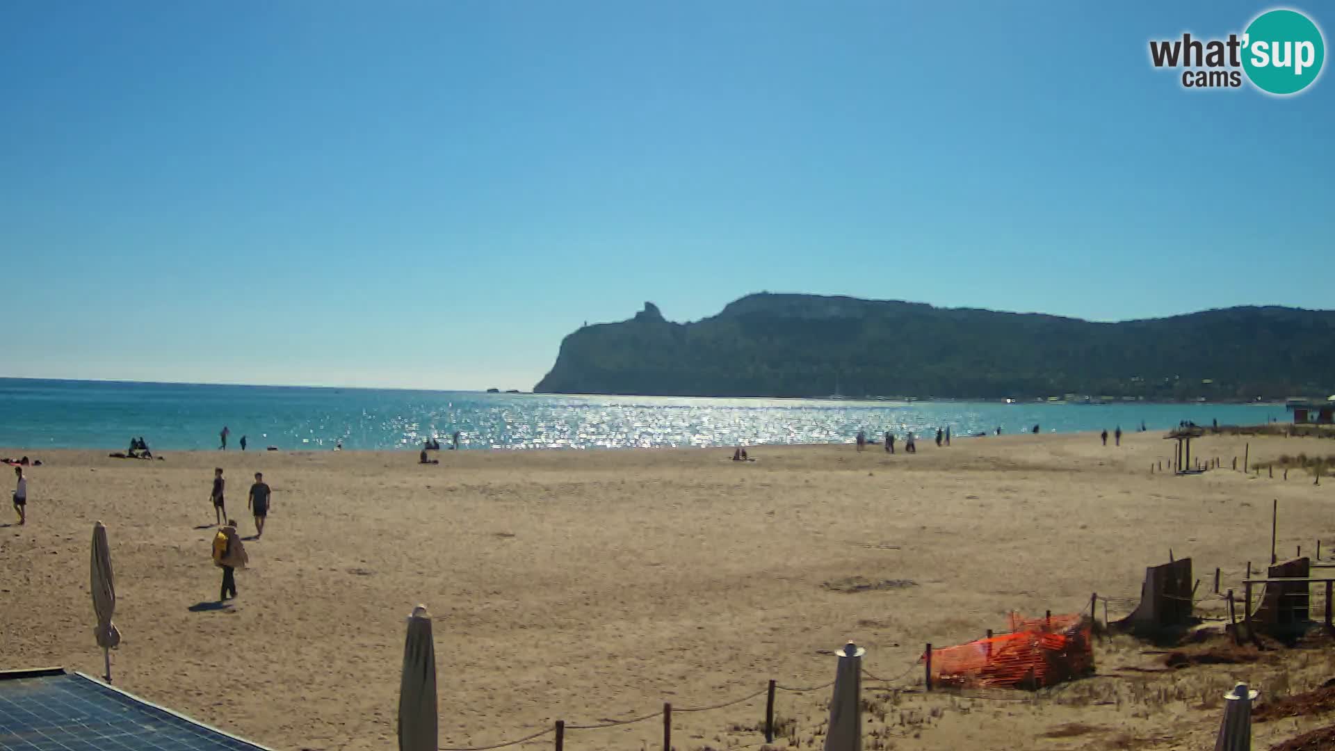 Poetto beach webcam | Cagliari | Sardinija
