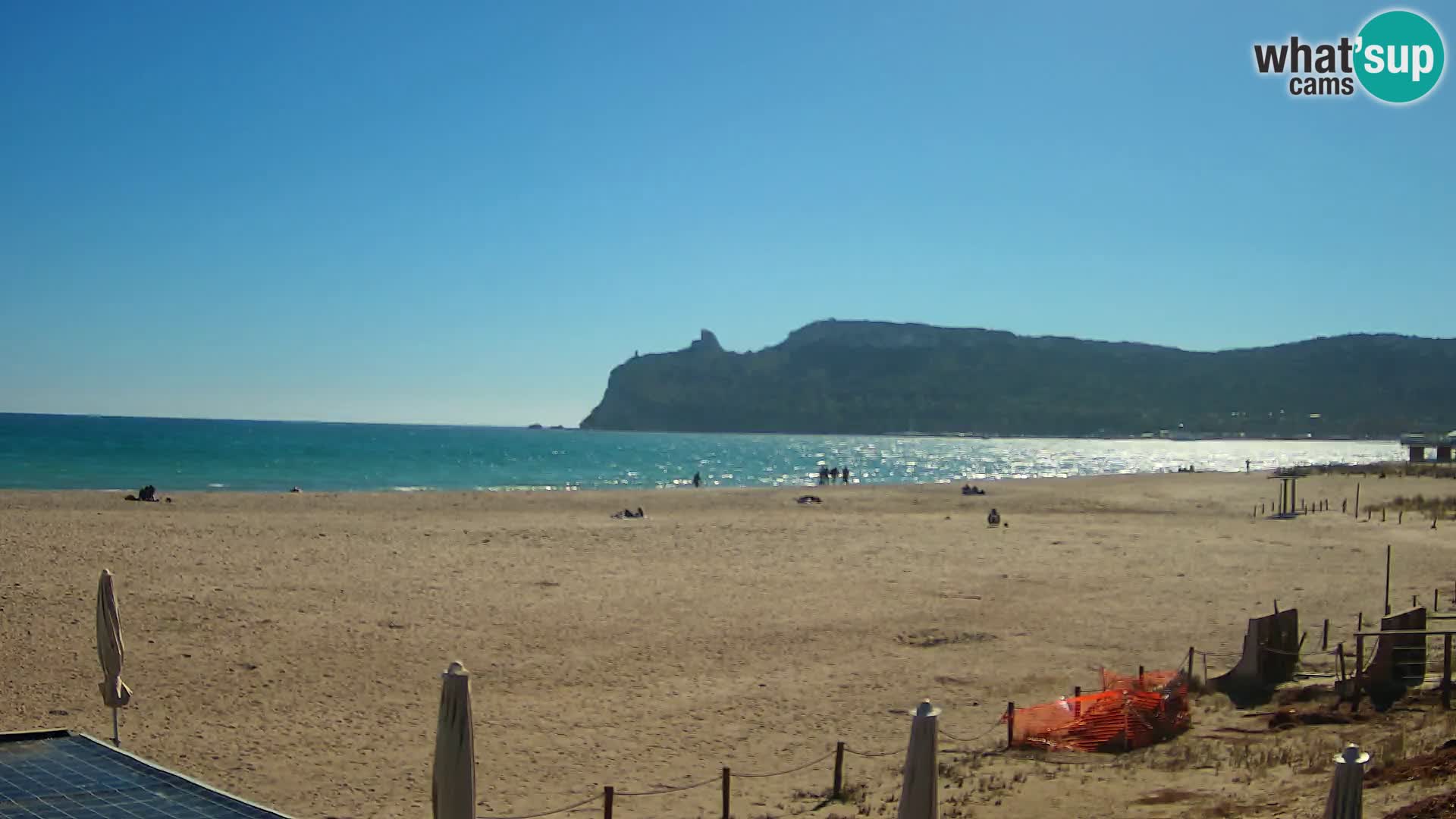 Poetto beach webcam | Cagliari | Sardinia