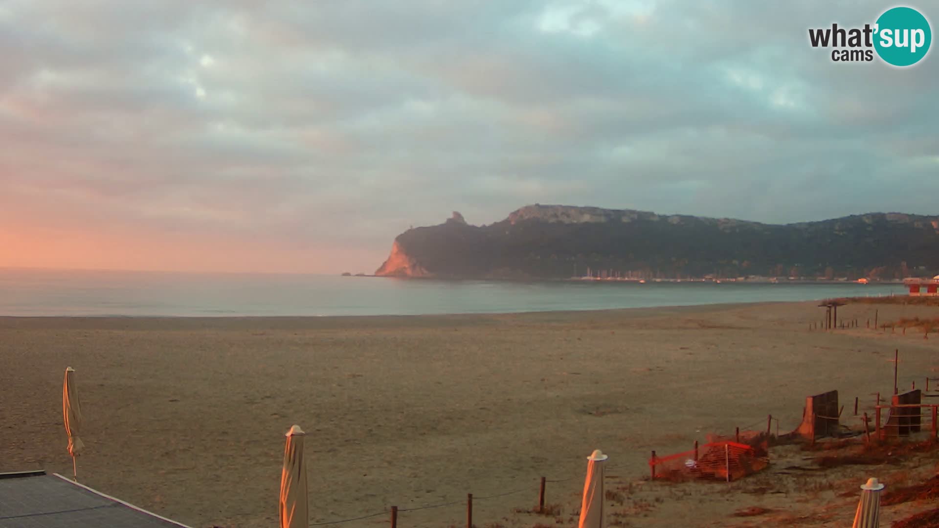 Poetto beach webcam | Cagliari | Sardinija