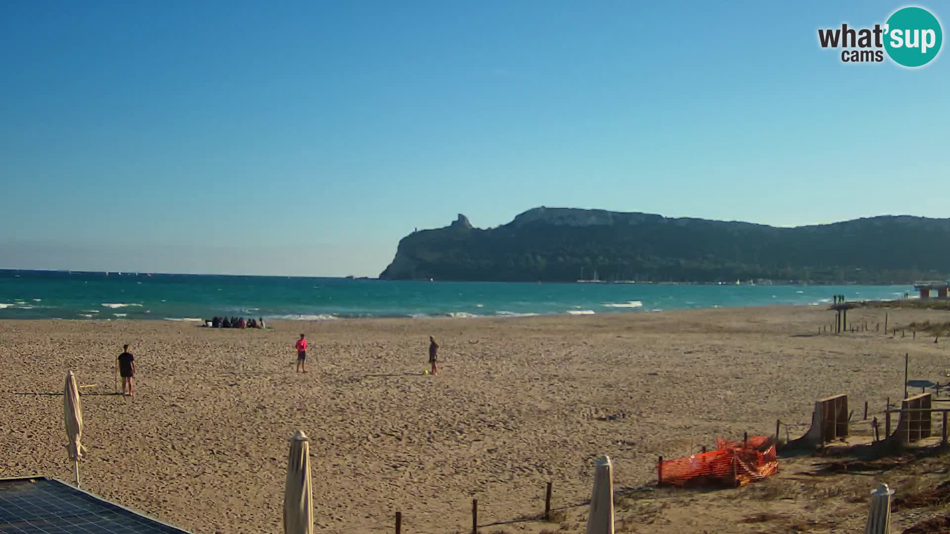 Poetto beach webcam | Cagliari | Sardinija