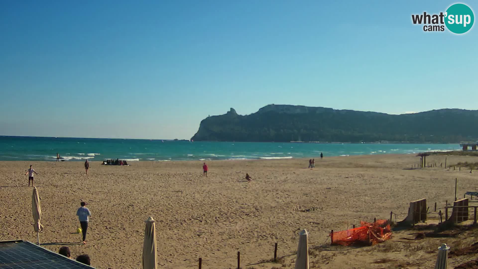 Poetto beach webcam | Cagliari | Sardinija