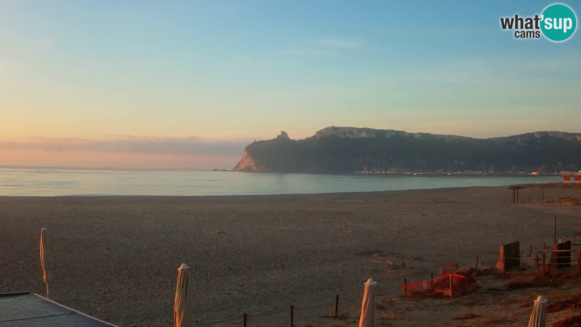 Poetto beach webcam | Cagliari | Sardinija