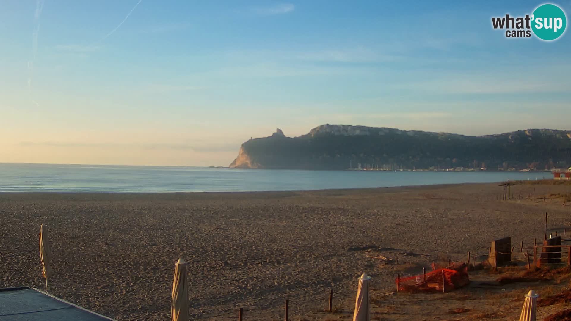 Poetto beach webcam | Cagliari | Sardinija