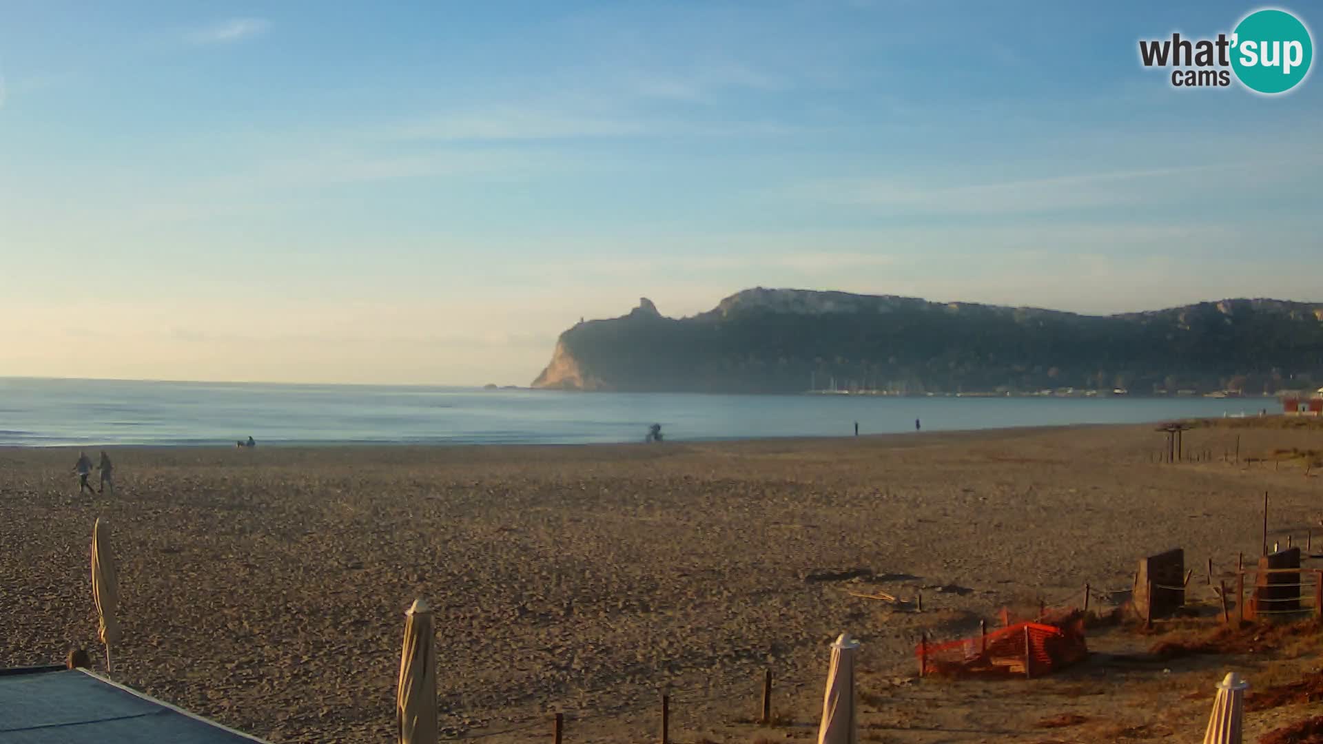 Poetto beach webcam | Cagliari | Sardinija