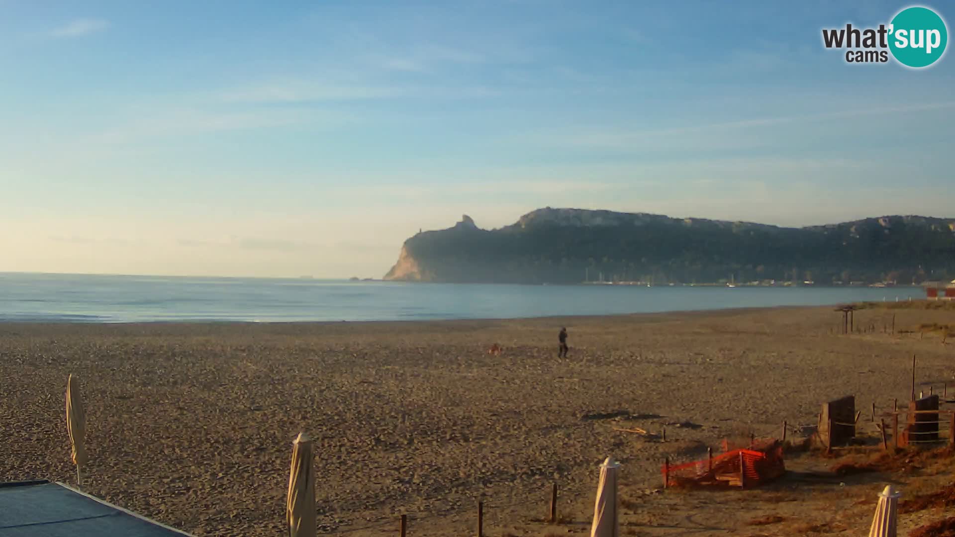 Poetto beach webcam | Cagliari | Sardinija