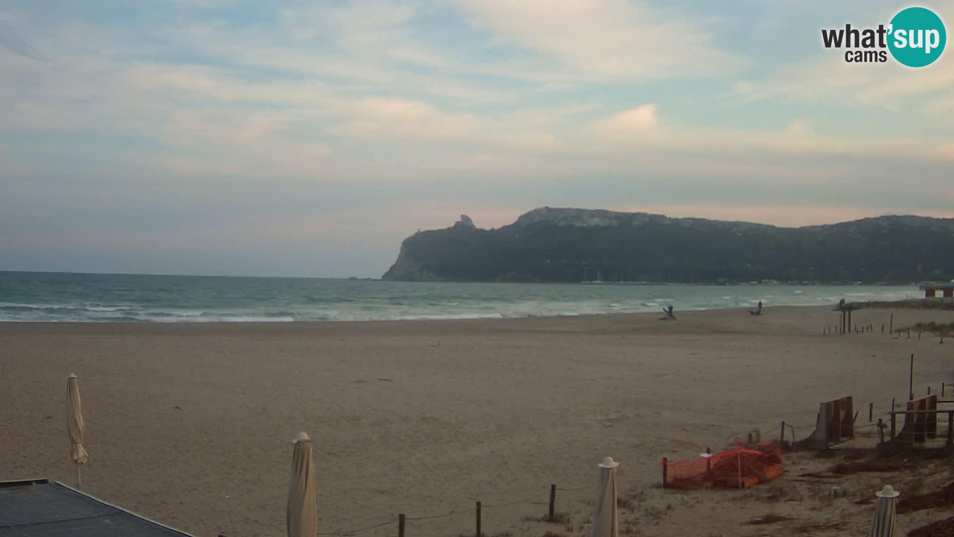 Poetto beach webcam | Cagliari | Sardinija