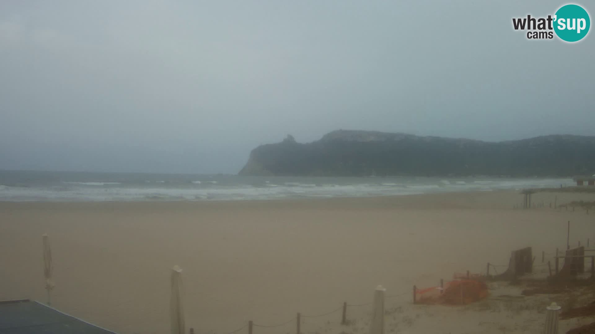 Poetto beach webcam | Cagliari | Sardinija