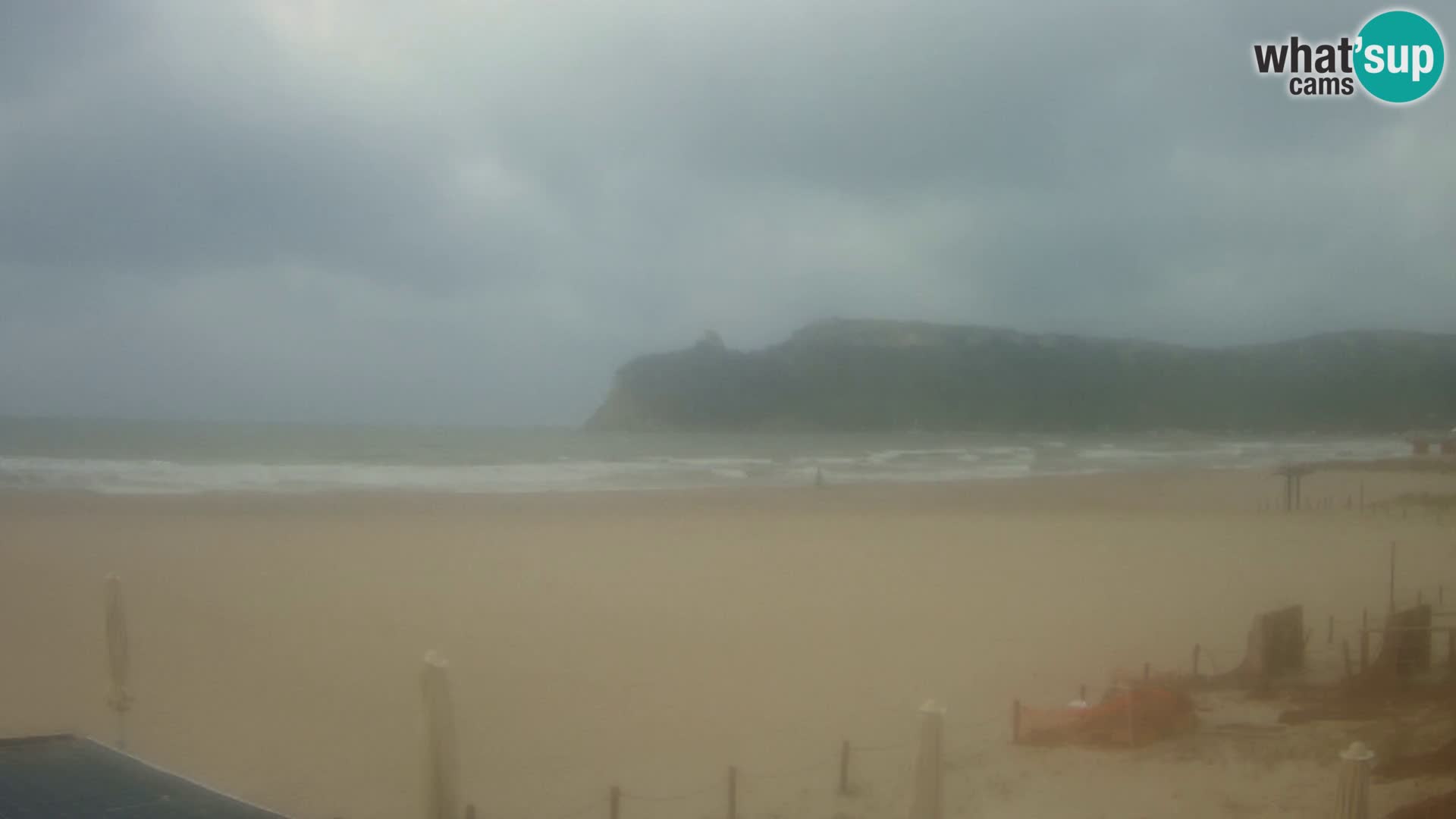 Poetto beach webcam | Cagliari | Sardinija