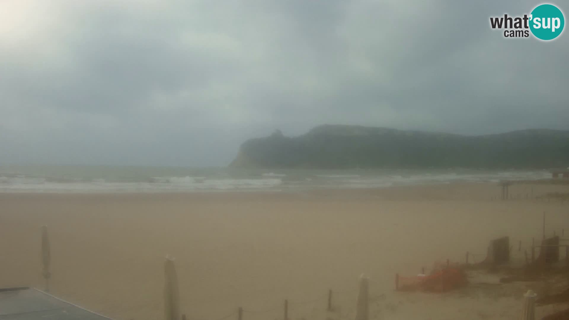 Poetto beach webcam | Cagliari | Sardinija
