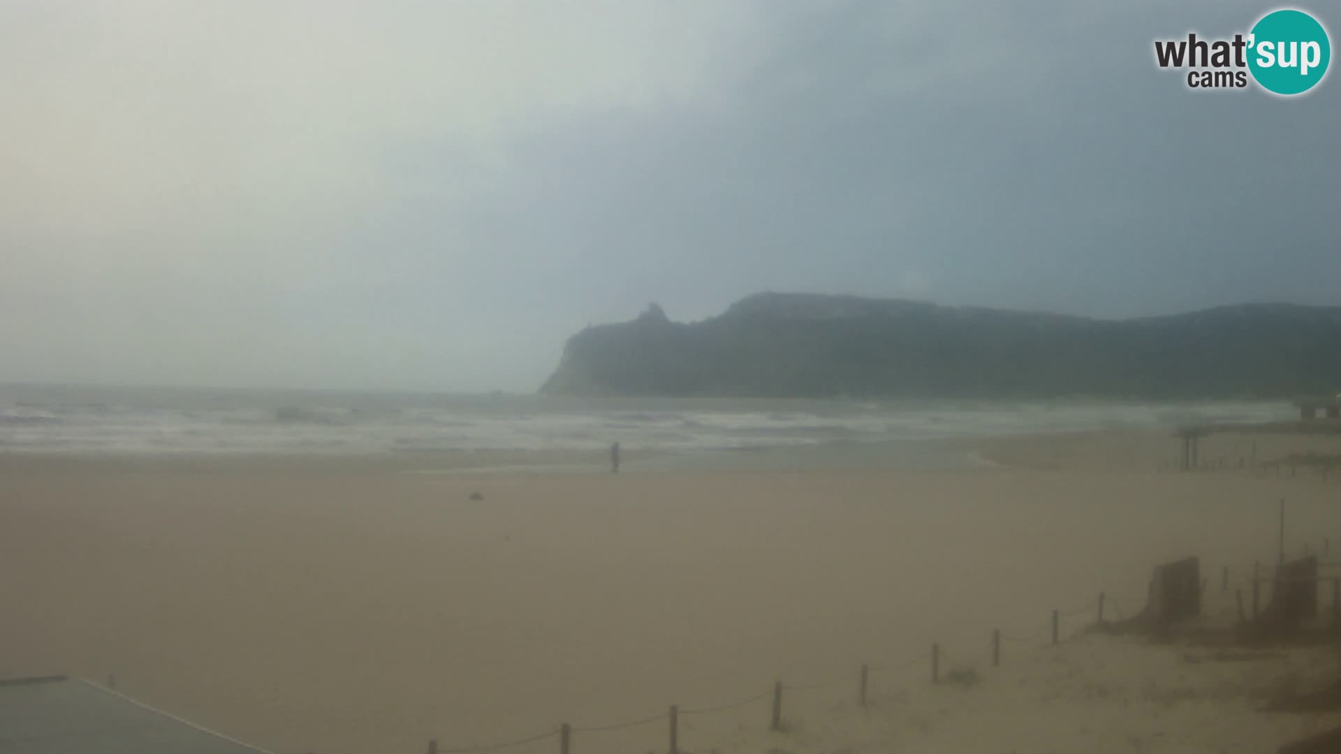 Poetto beach webcam | Cagliari | Sardinija