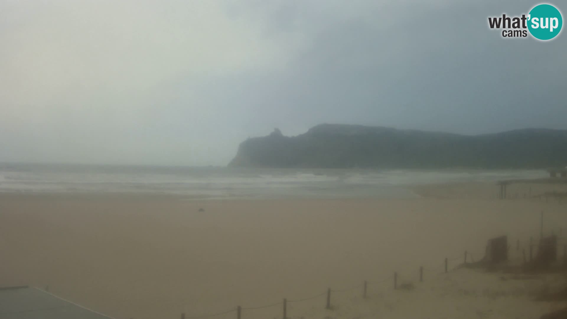 Poetto beach webcam | Cagliari | Sardinija