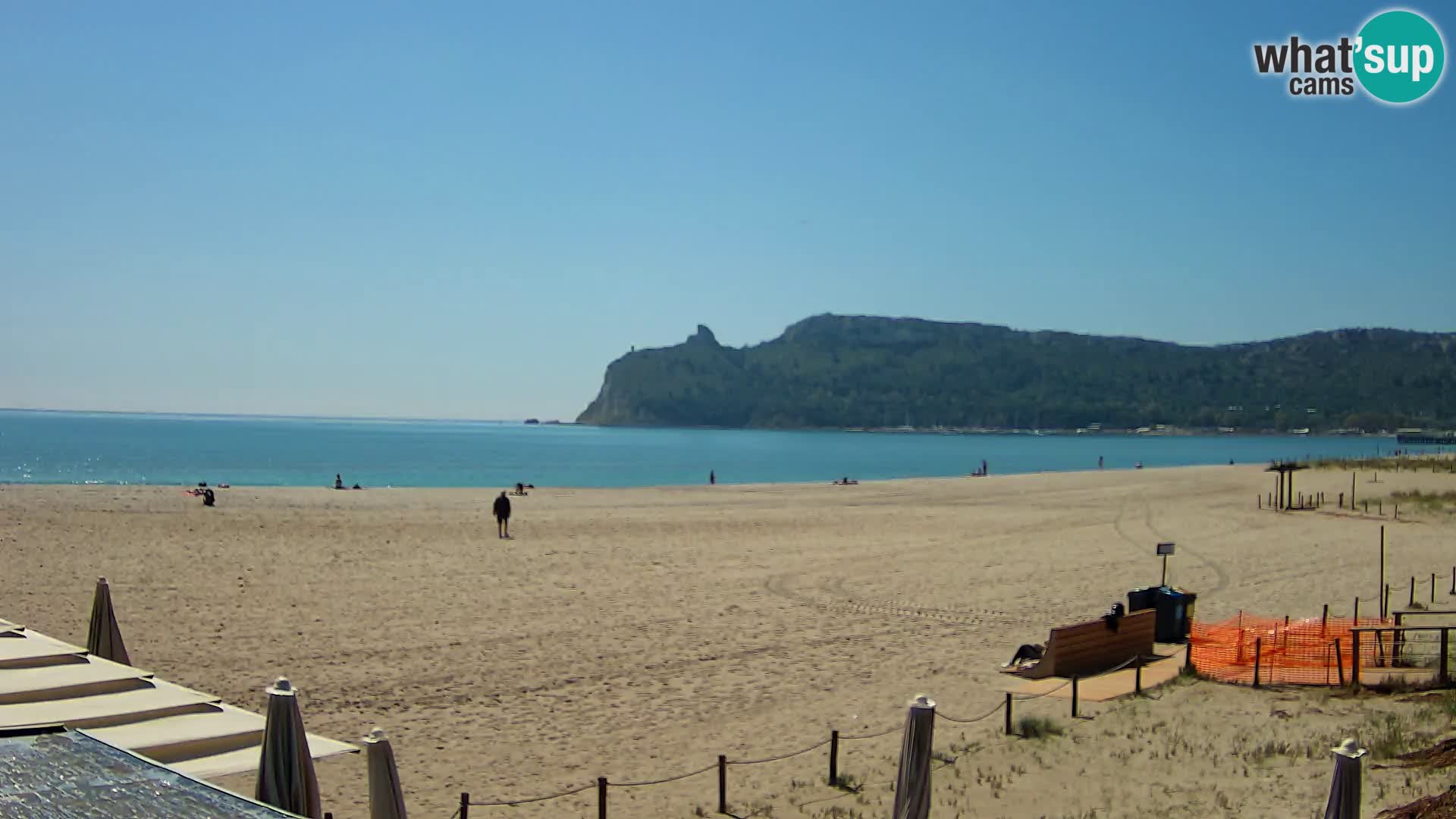 Webcam spiaggia del Poetto | Cagliari | Sardegna