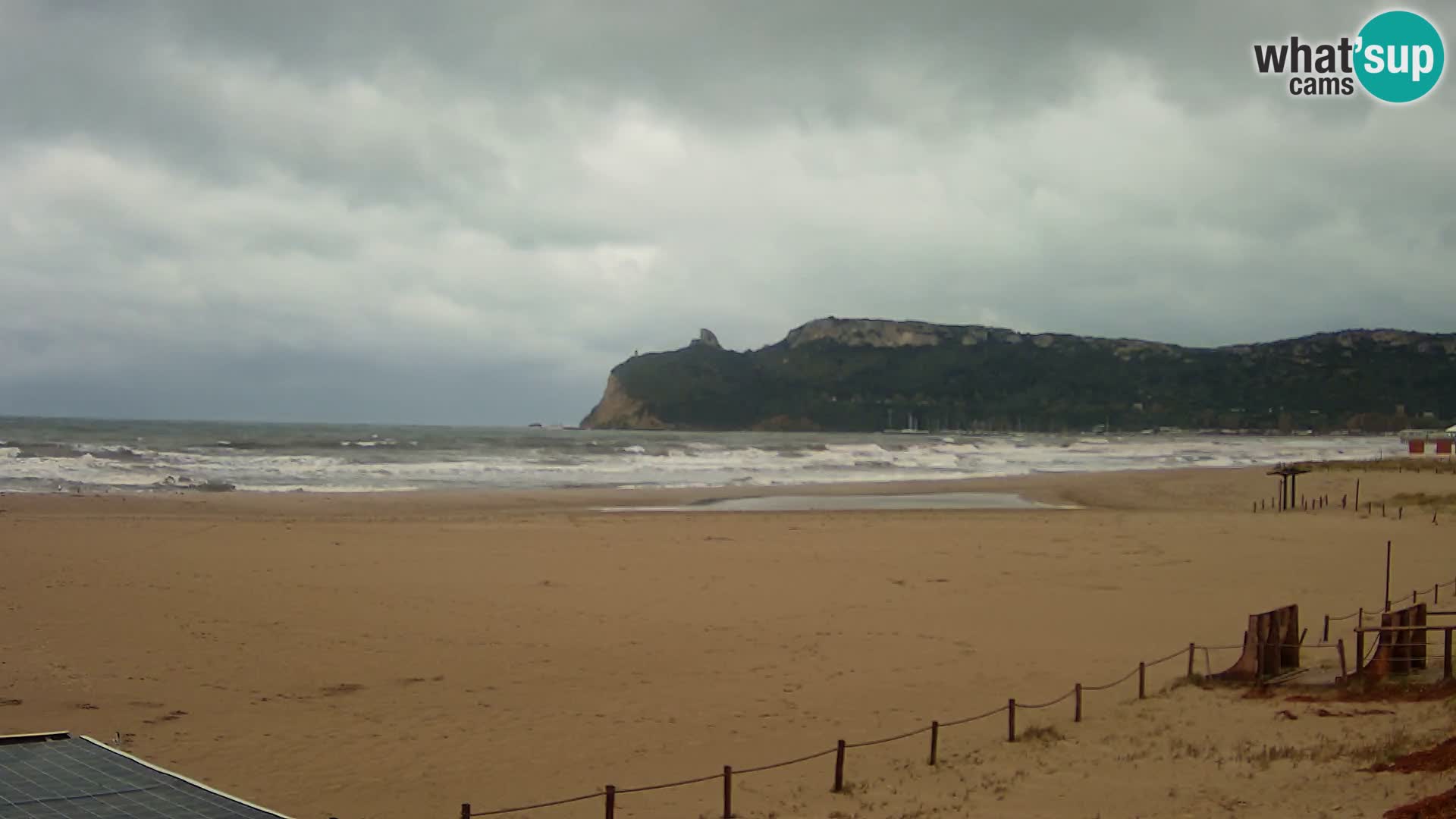Poetto beach webcam | Cagliari | Sardinija