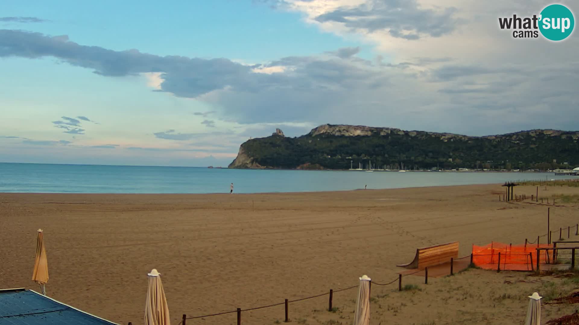 Poetto beach webcam | Cagliari | Sardinija