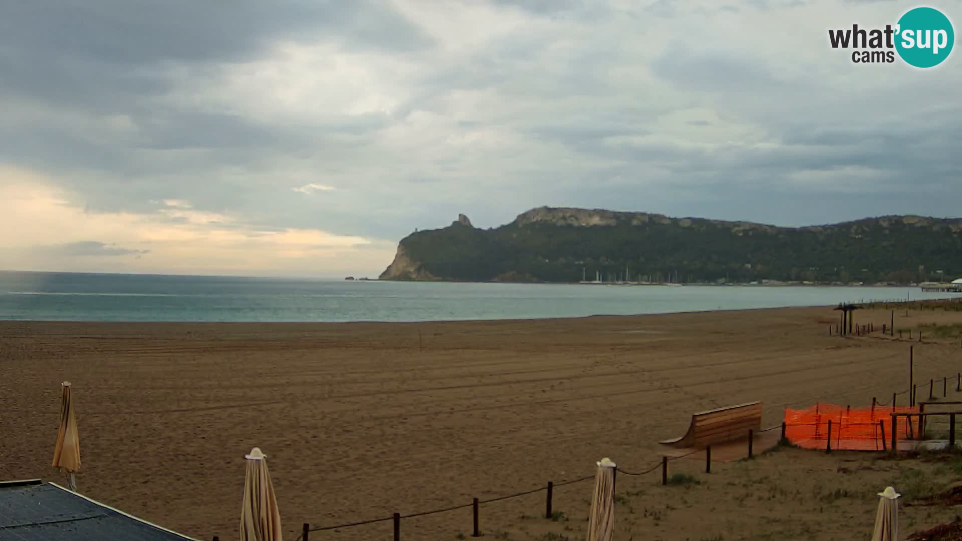 Poetto beach webcam | Cagliari | Sardinija