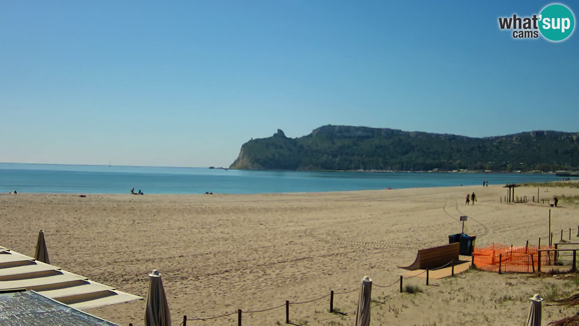 Poetto beach webcam | Cagliari | Sardinija