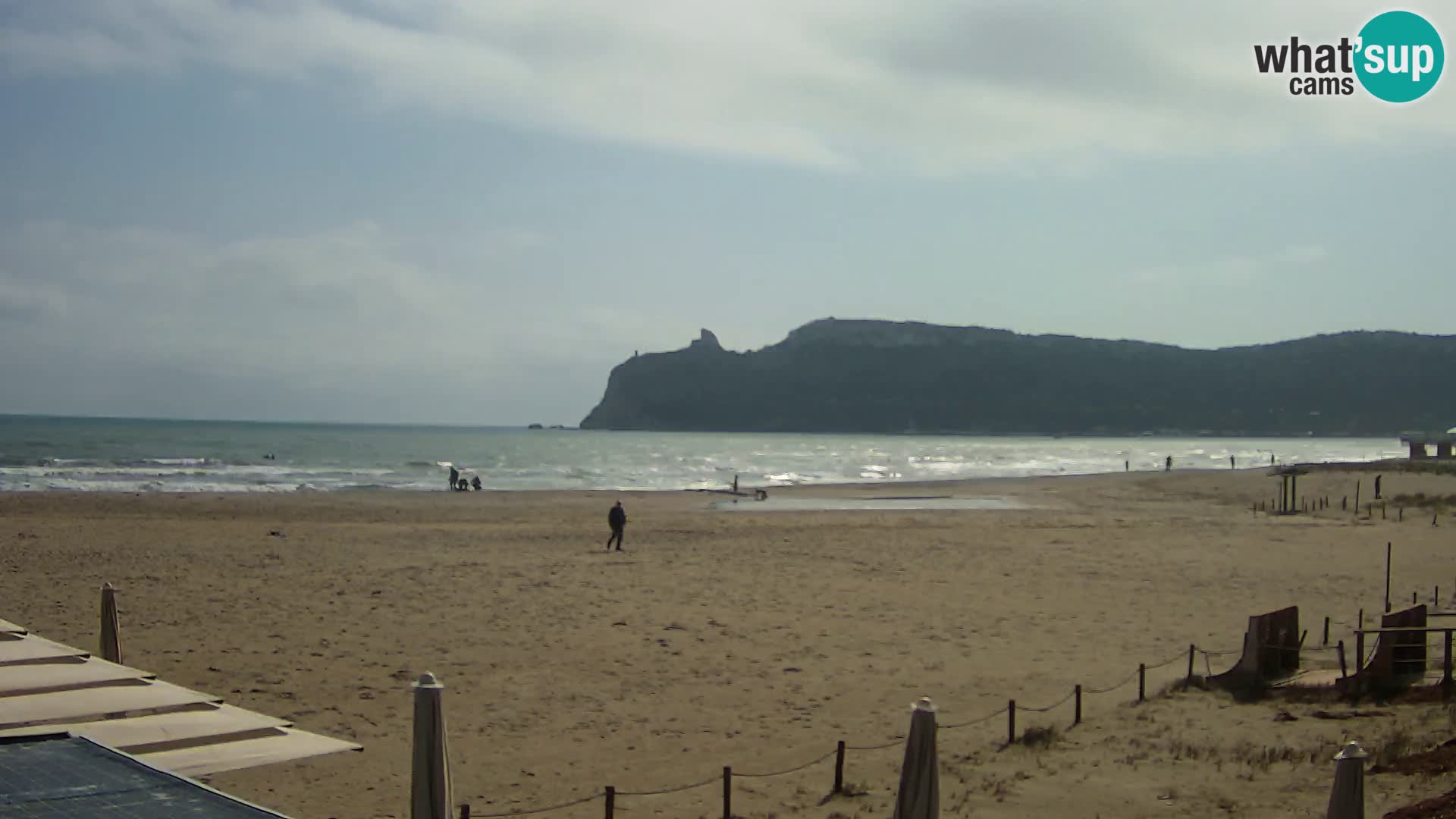 Poetto beach webcam | Cagliari | Sardinija