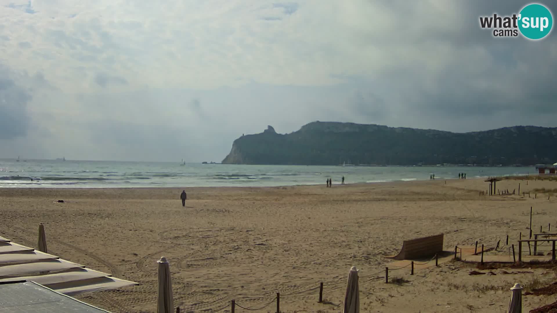Poetto beach webcam | Cagliari | Sardinija