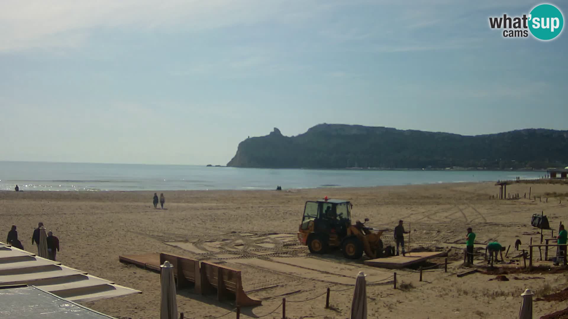 Poetto beach webcam | Cagliari | Sardinija