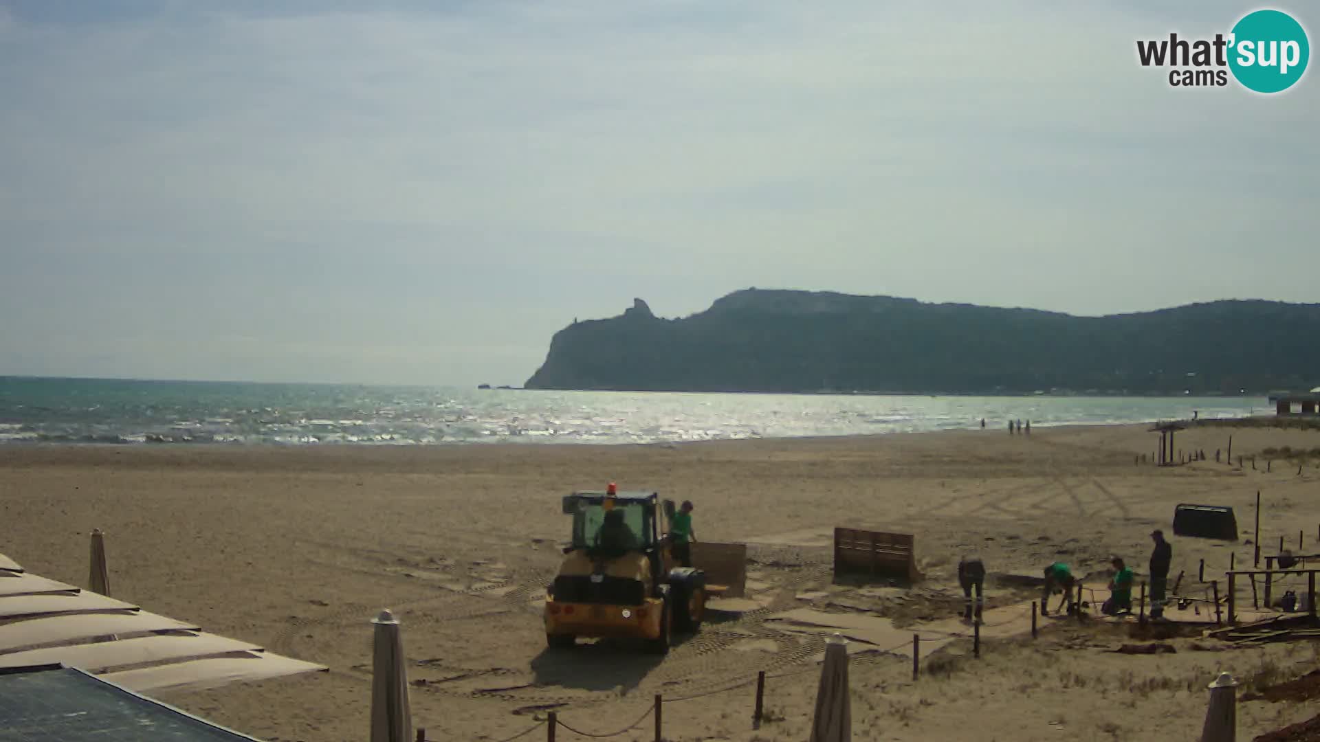 Poetto beach webcam | Cagliari | Sardinija