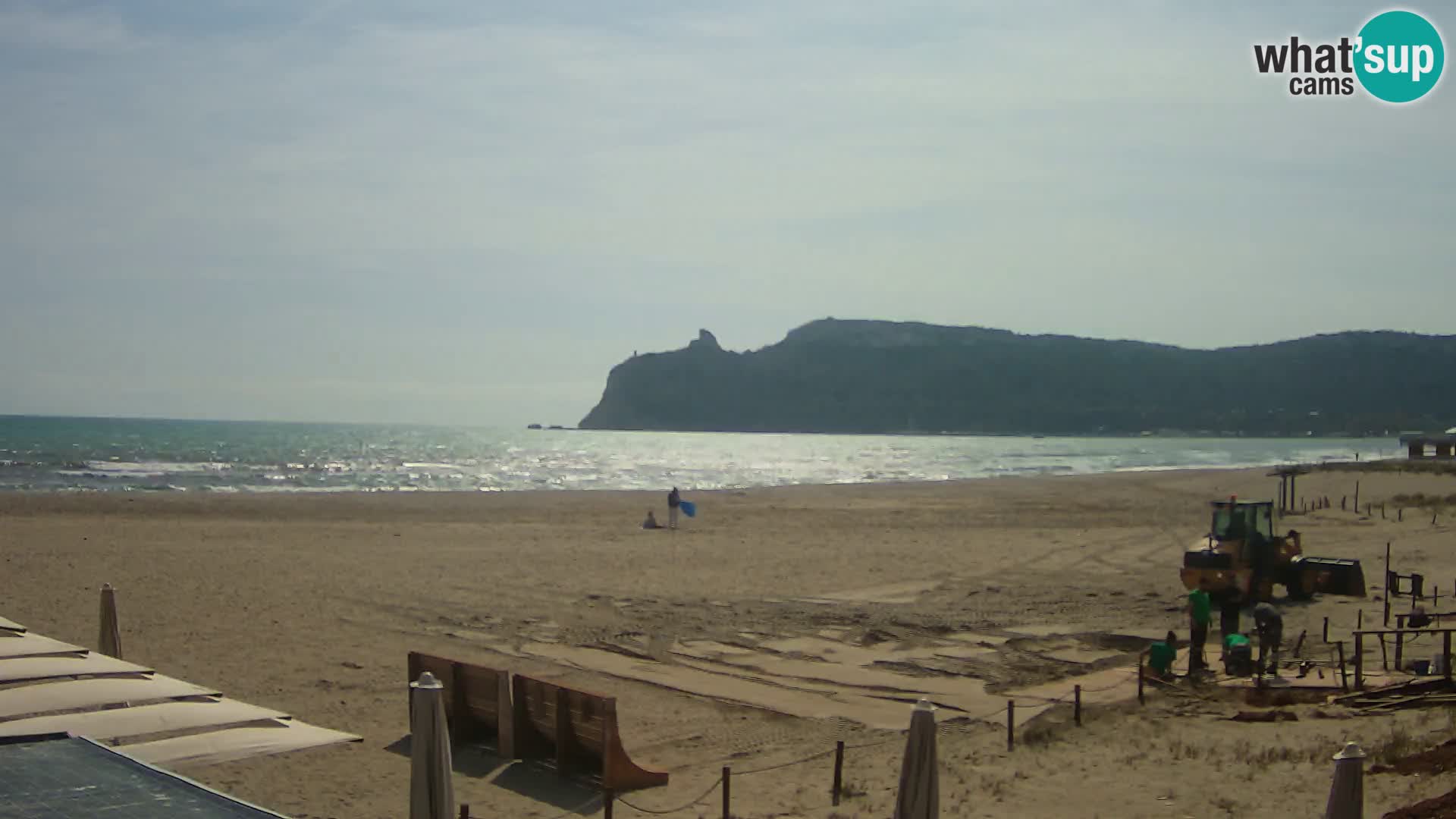 Poetto beach webcam | Cagliari | Sardinija