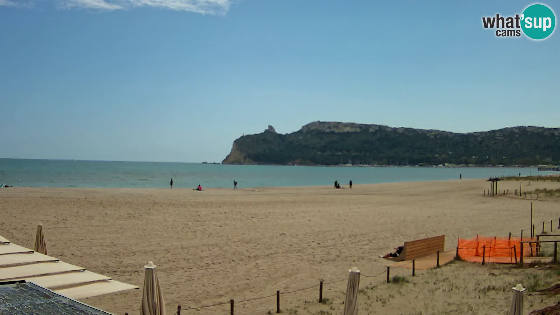 Poetto beach webcam | Cagliari | Sardinia