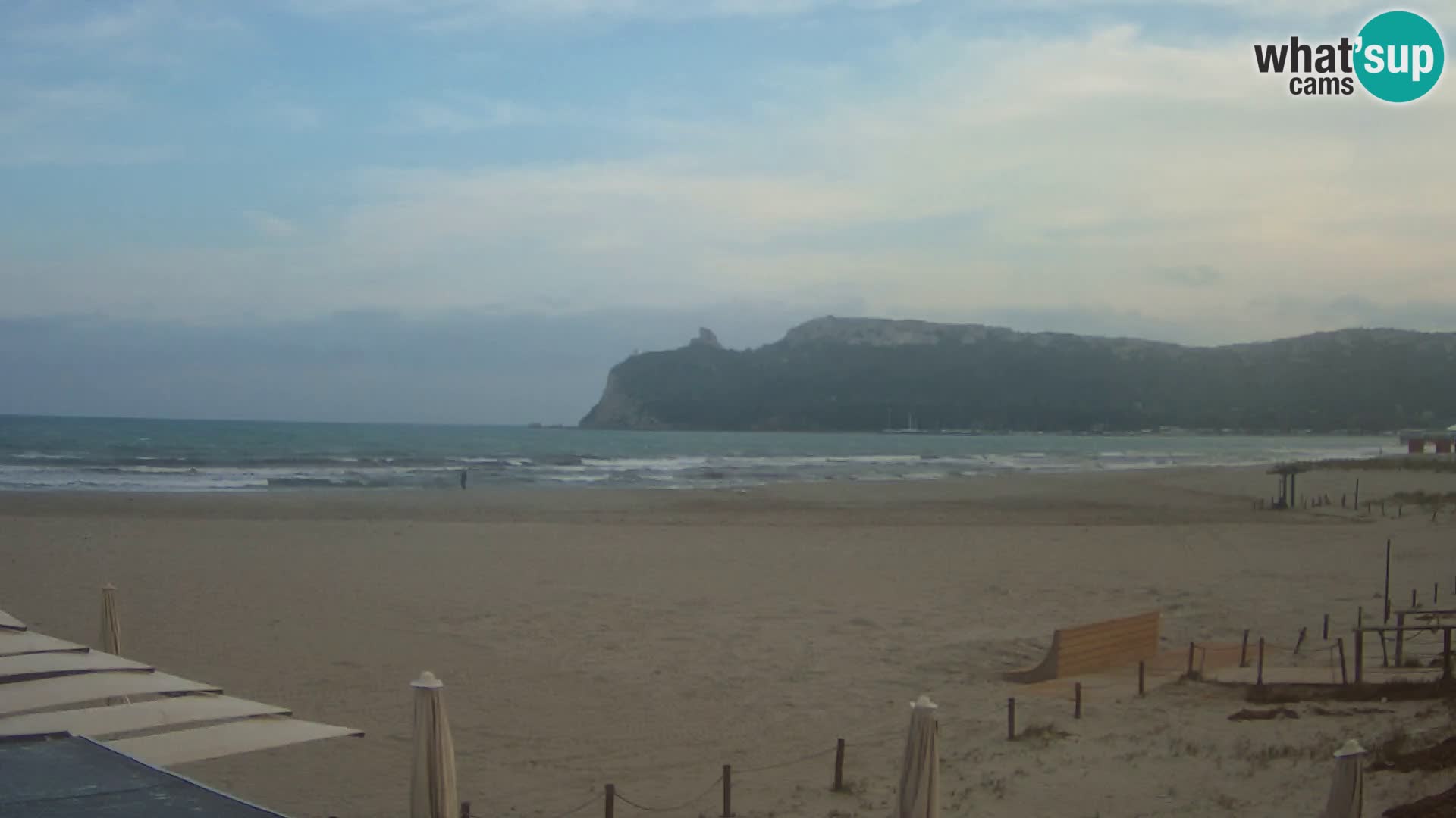 Poetto beach webcam | Cagliari | Sardinija