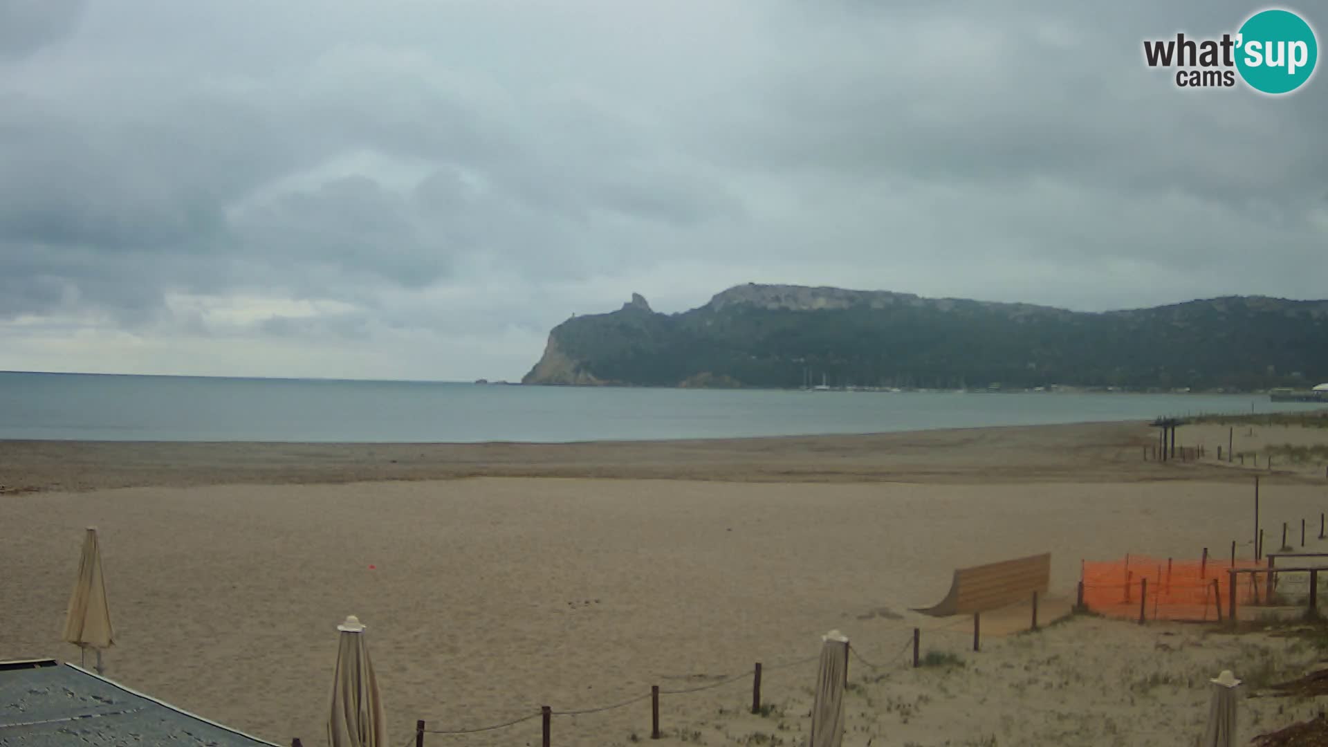 Poetto beach webcam | Cagliari | Sardinija