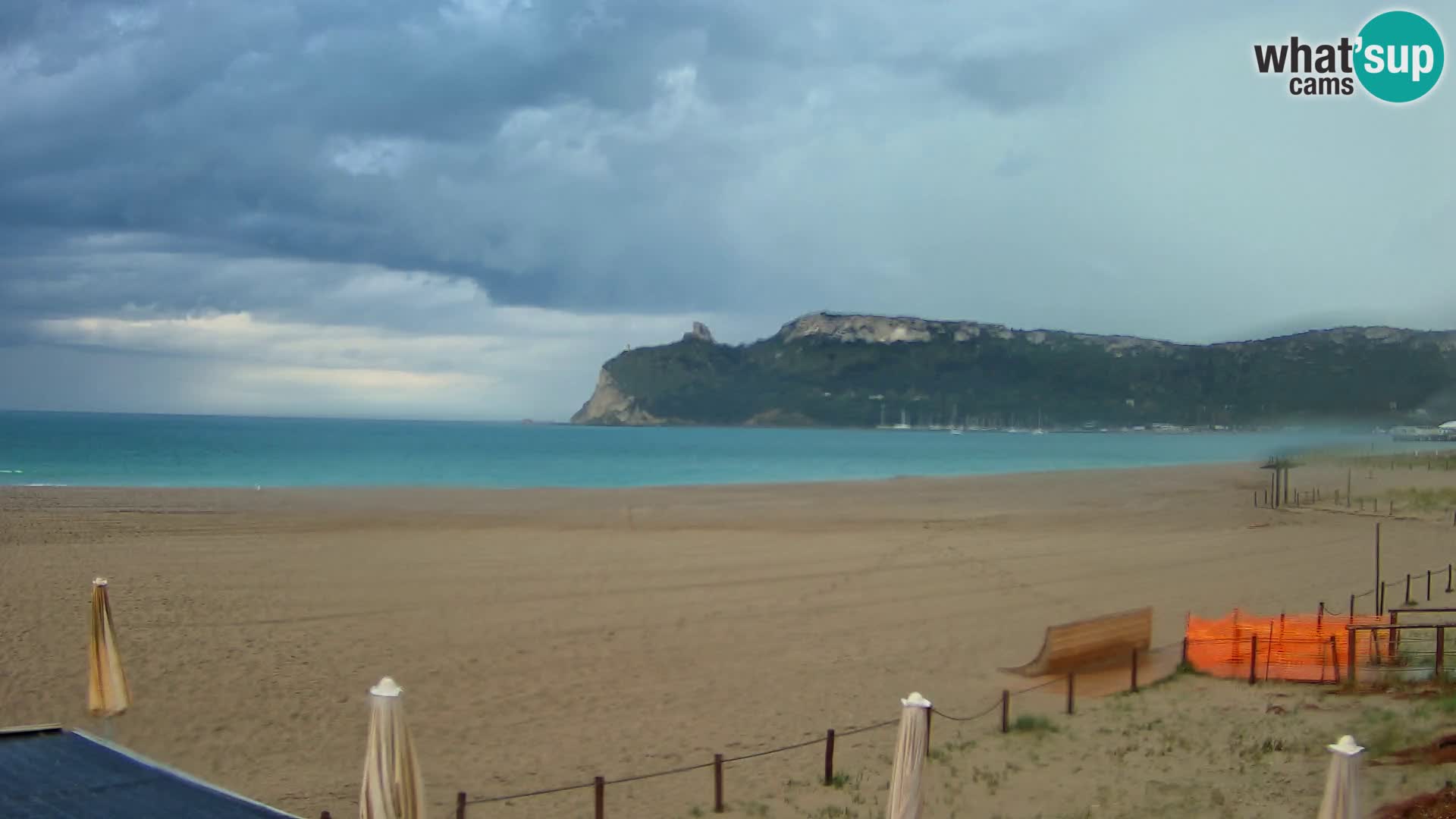 Webcam plage de Poetto | Cagliari | Sardaigne
