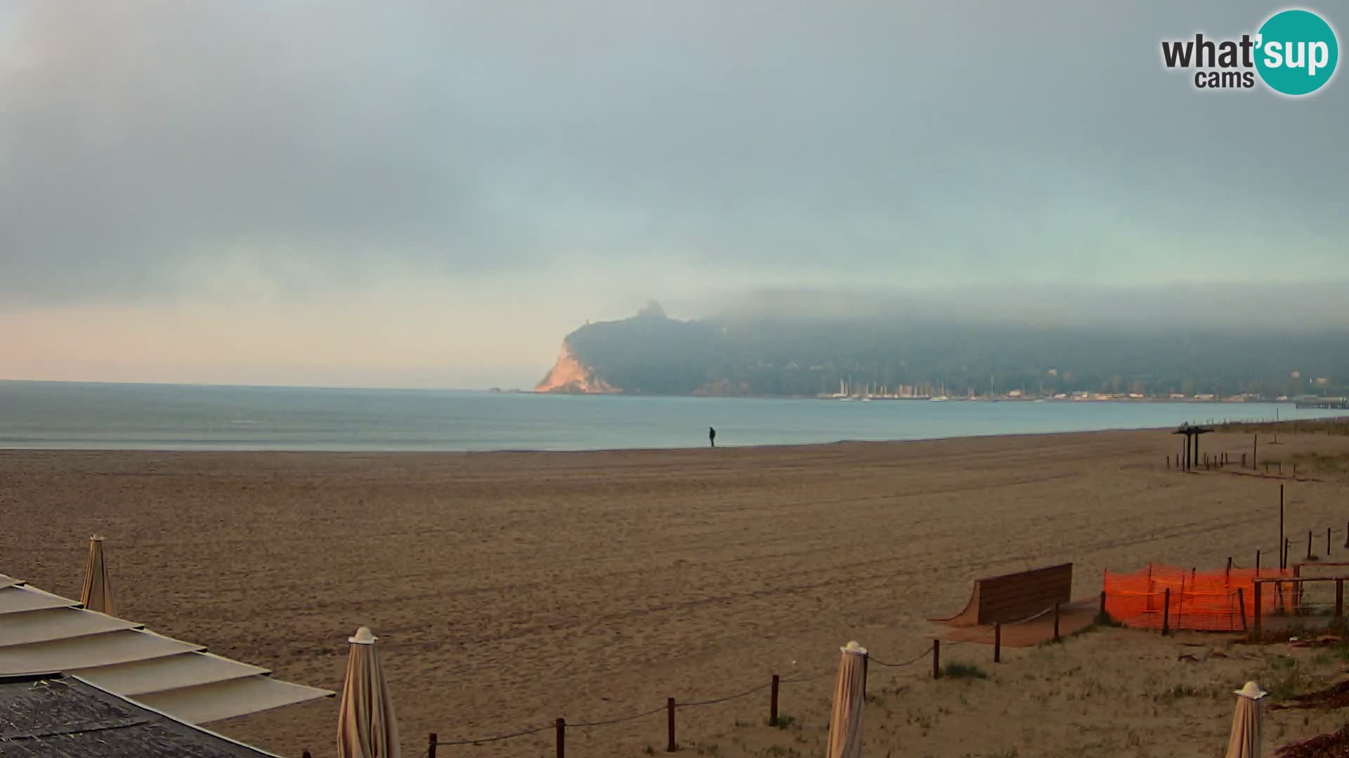 Poetto beach webcam | Cagliari | Sardinija
