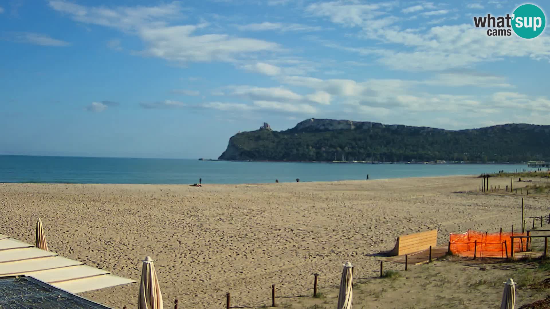 Poetto beach webcam | Cagliari | Sardinija