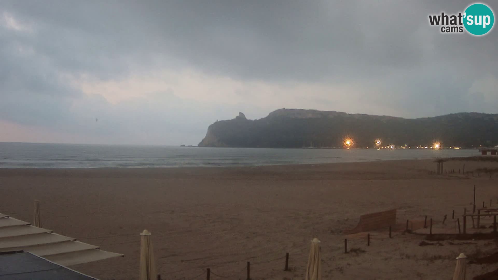 Poetto beach webcam | Cagliari | Sardinija