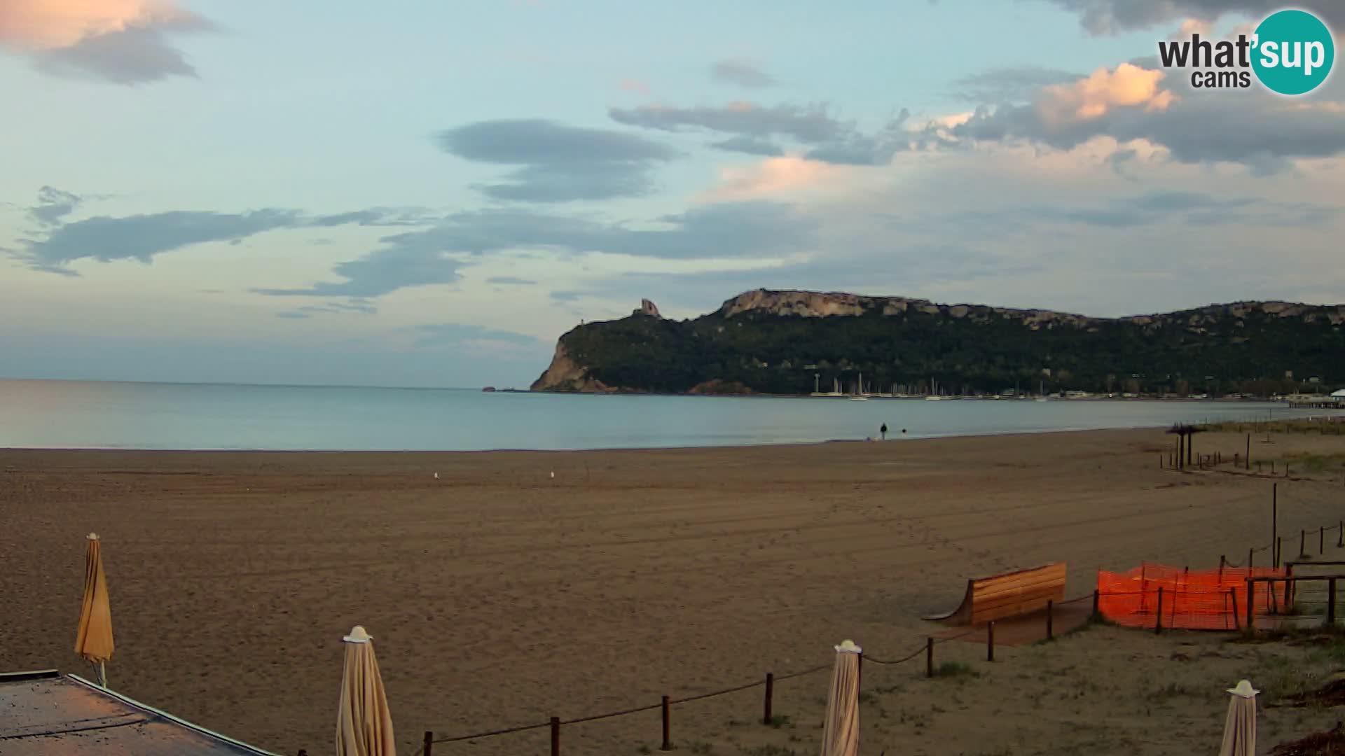 Poetto beach webcam | Cagliari | Sardinija