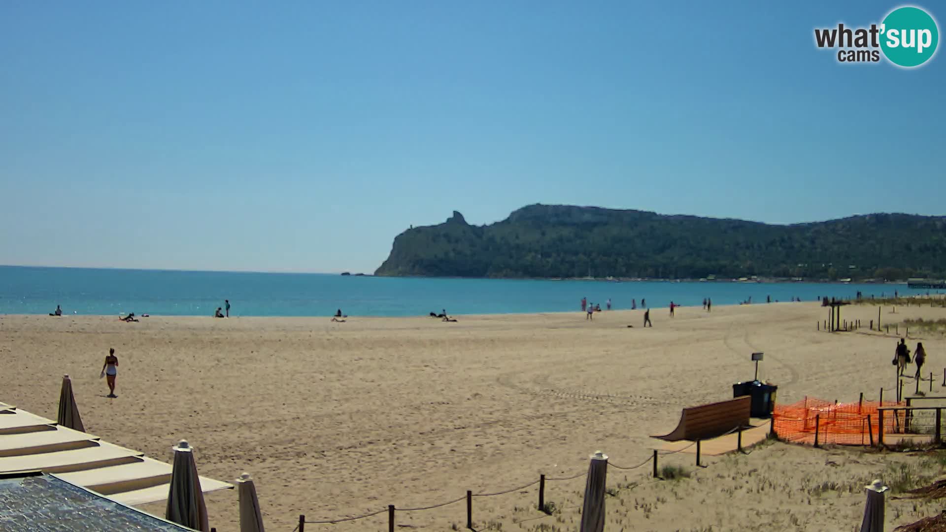 Poetto beach webcam | Cagliari | Sardinia