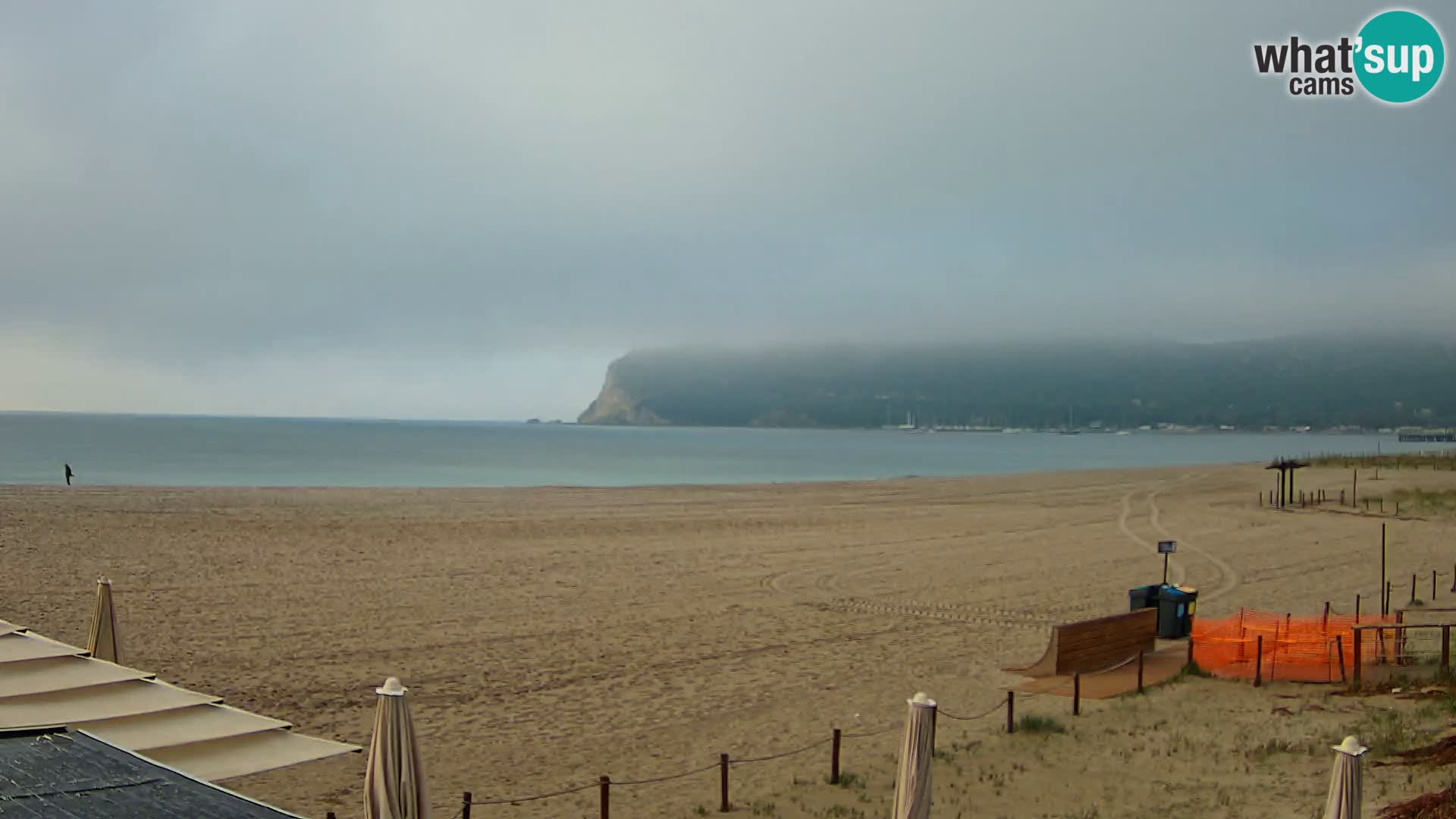 Poetto beach webcam | Cagliari | Sardinija
