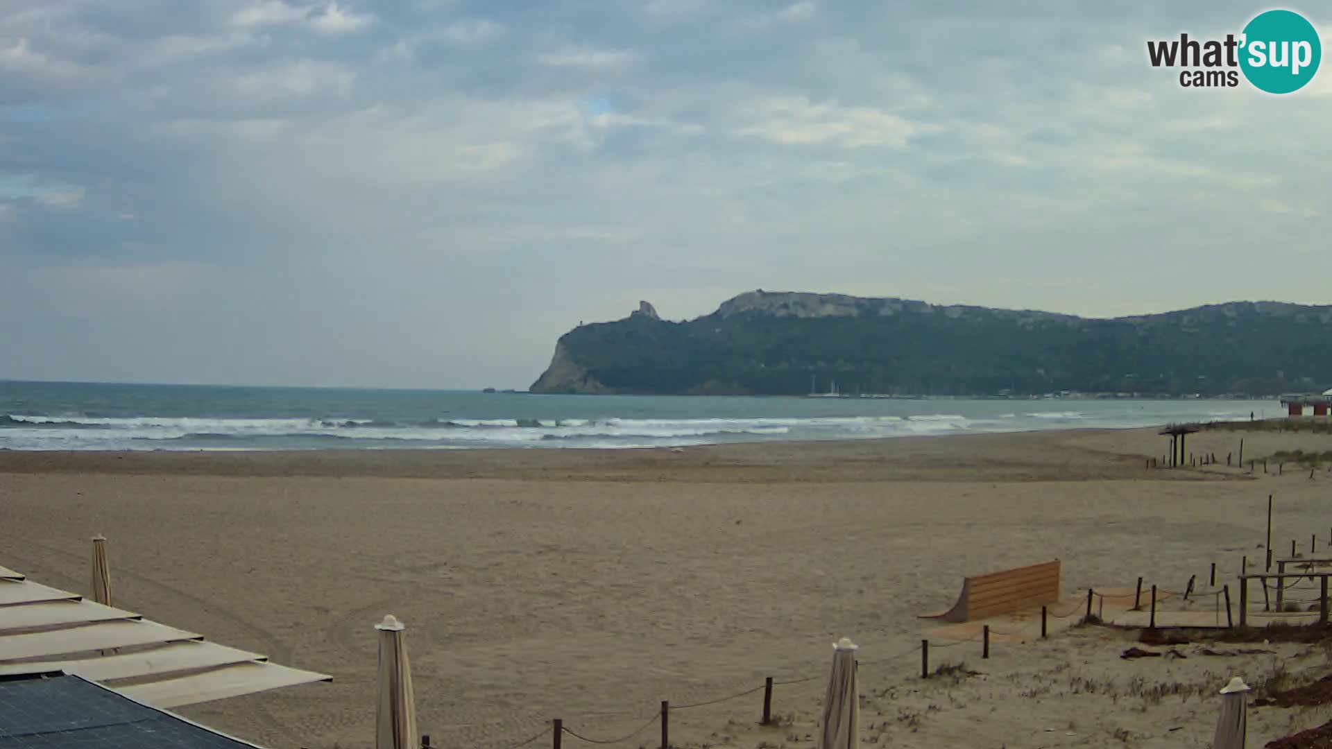 Poetto beach webcam | Cagliari | Sardinija