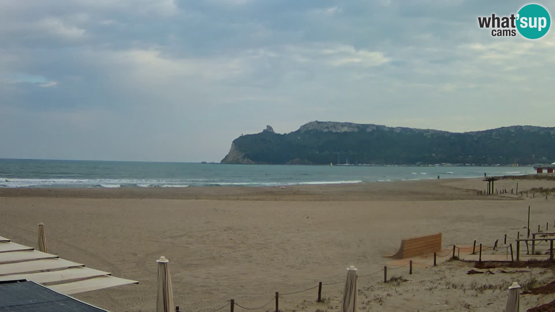 Poetto beach webcam | Cagliari | Sardinija