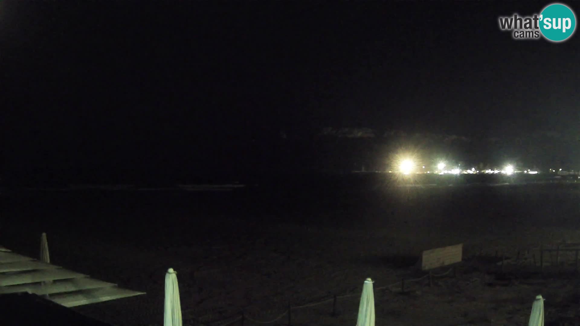 Poetto beach webcam | Cagliari | Sardinija