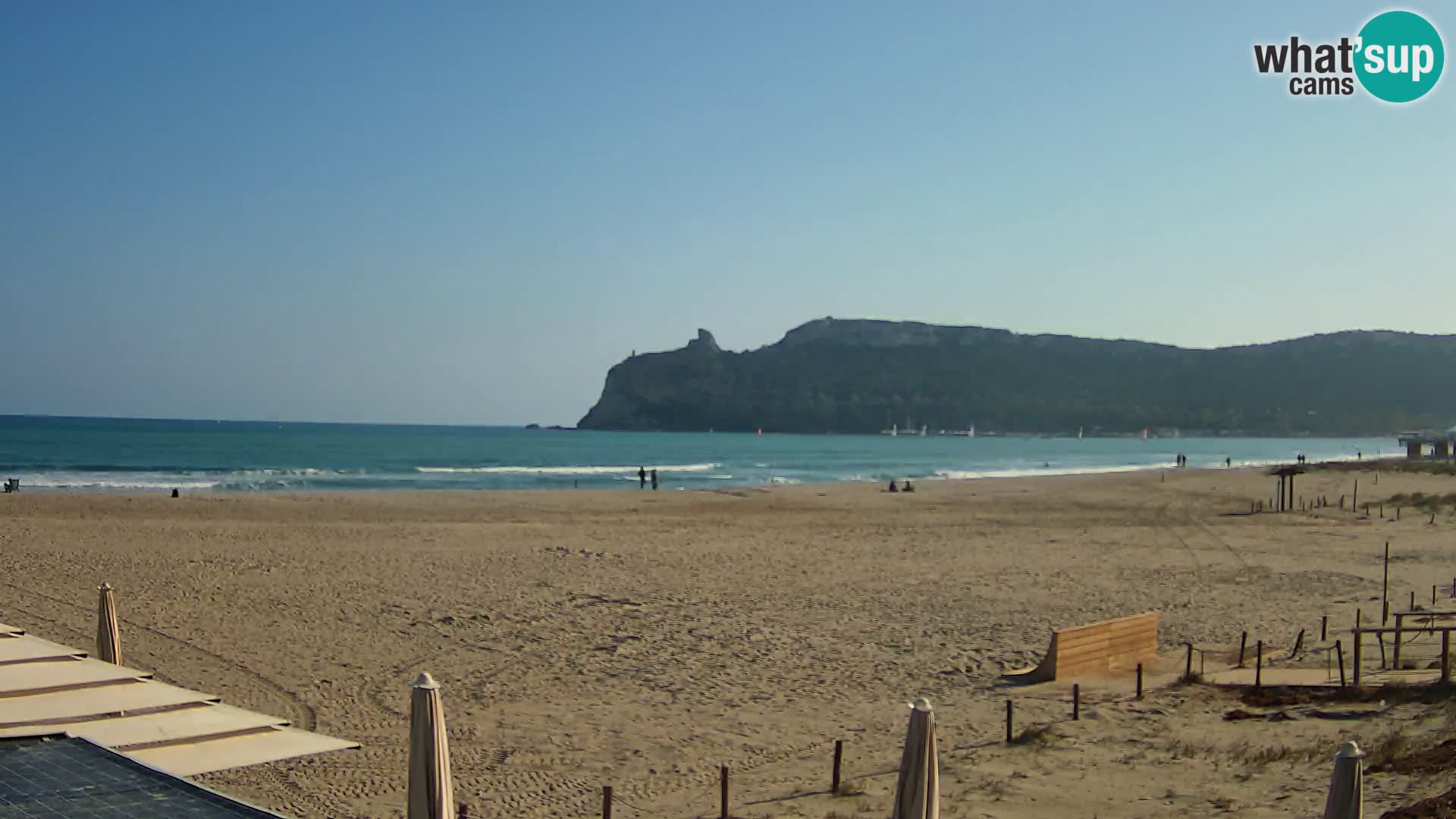 Poetto beach webcam | Cagliari | Sardinija