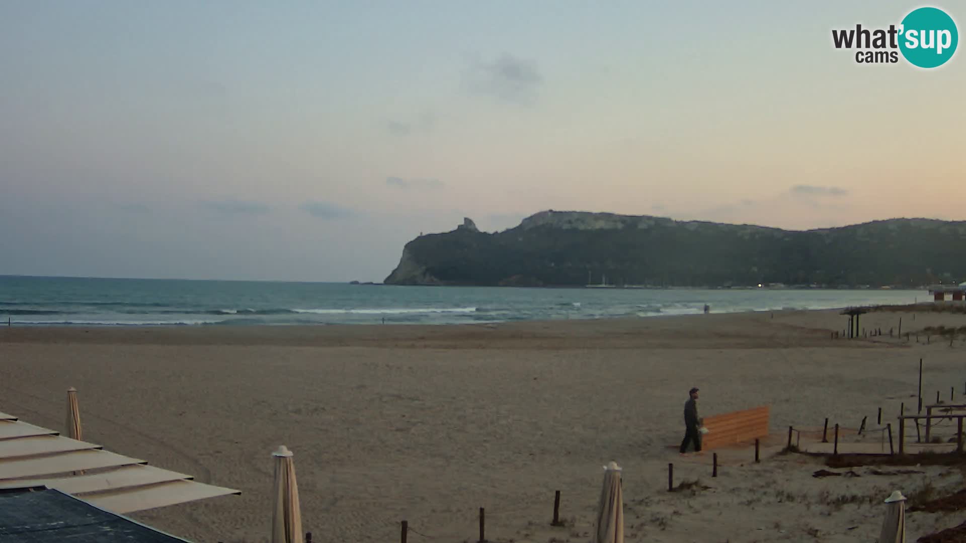 Poetto beach webcam | Cagliari | Sardinija