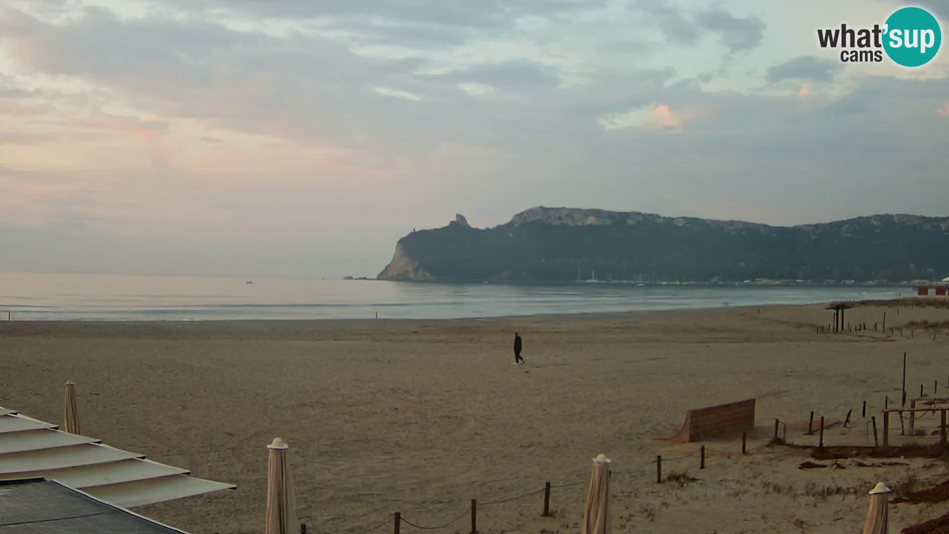 Poetto beach webcam | Cagliari | Sardinija