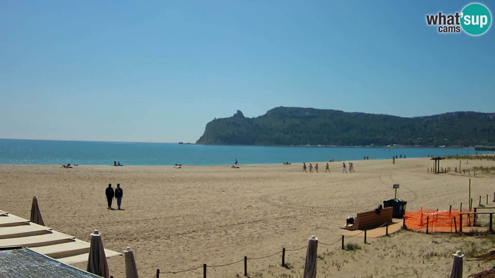 Webcam spiaggia del Poetto | Cagliari | Sardegna