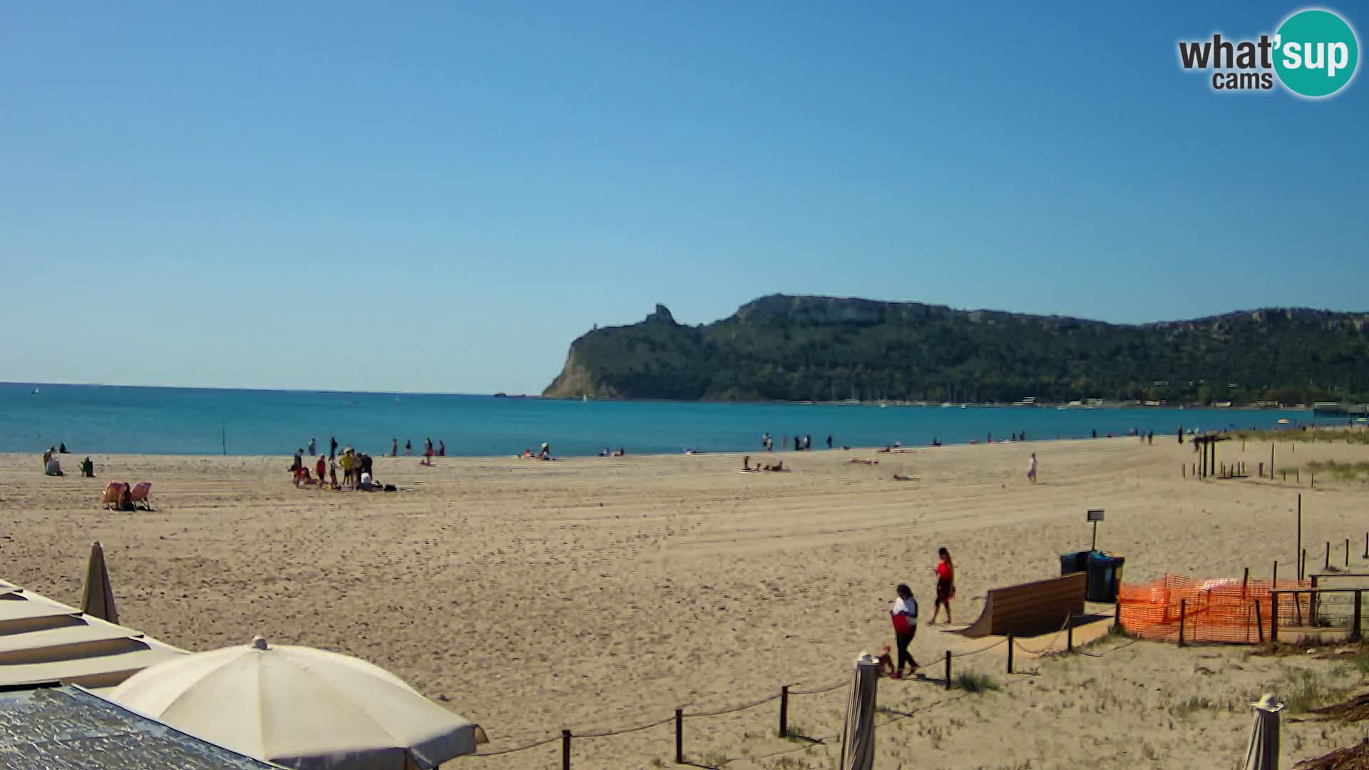 Poetto beach webcam | Cagliari | Sardinia