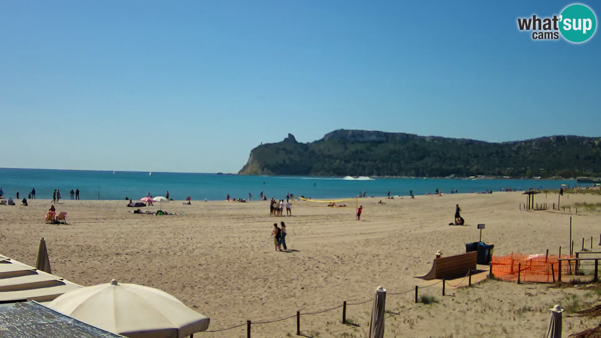 Poetto beach webcam | Cagliari | Sardinia