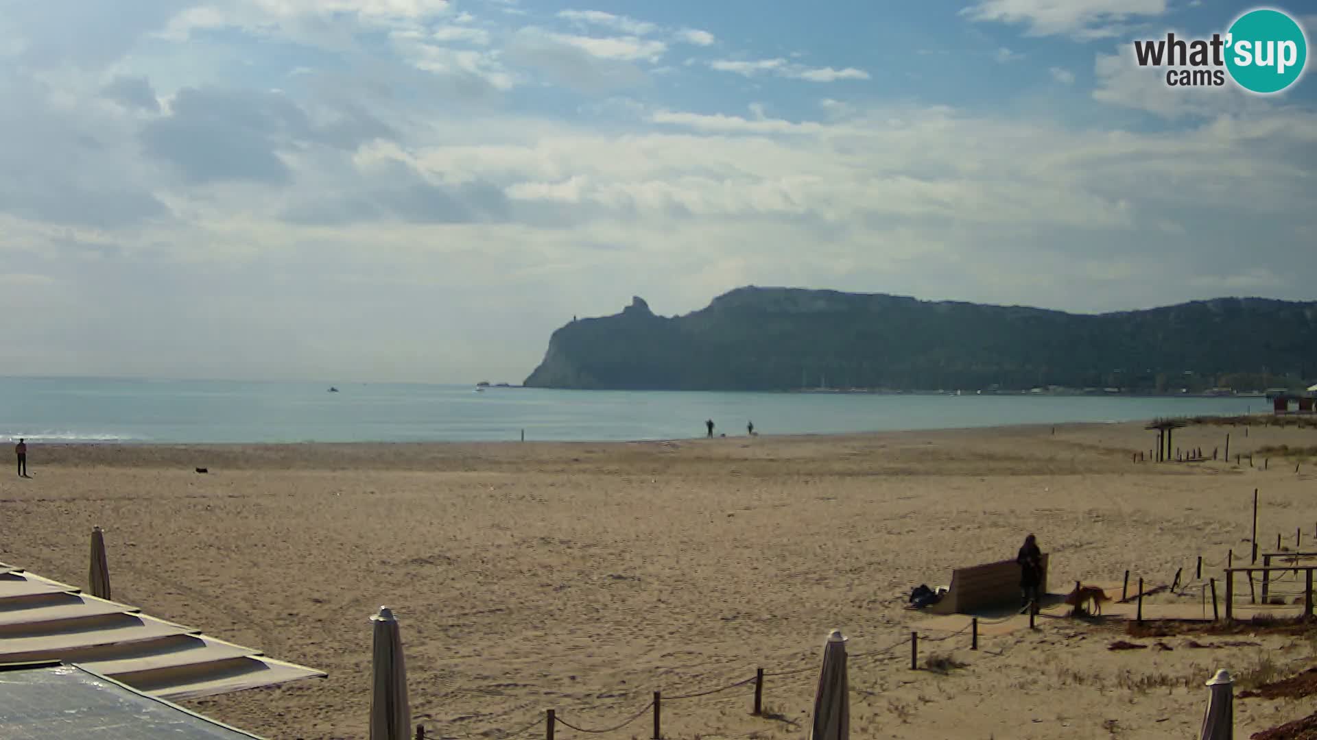 Poetto beach webcam | Cagliari | Sardinija