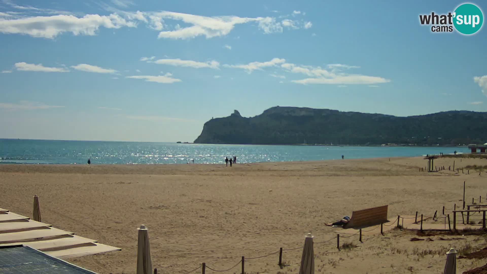 Webcam plage de Poetto | Cagliari | Sardaigne