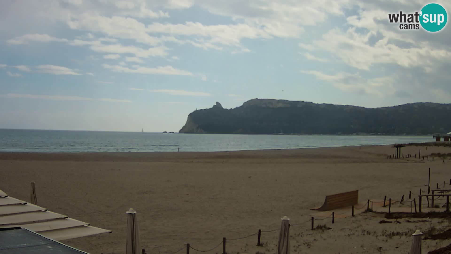 Poetto beach webcam | Cagliari | Sardinija