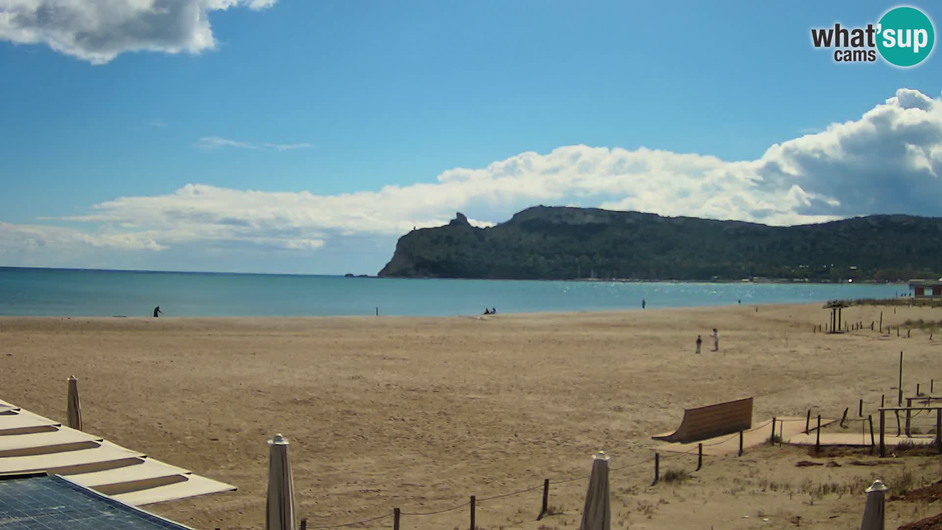 Poetto beach webcam | Cagliari | Sardinija